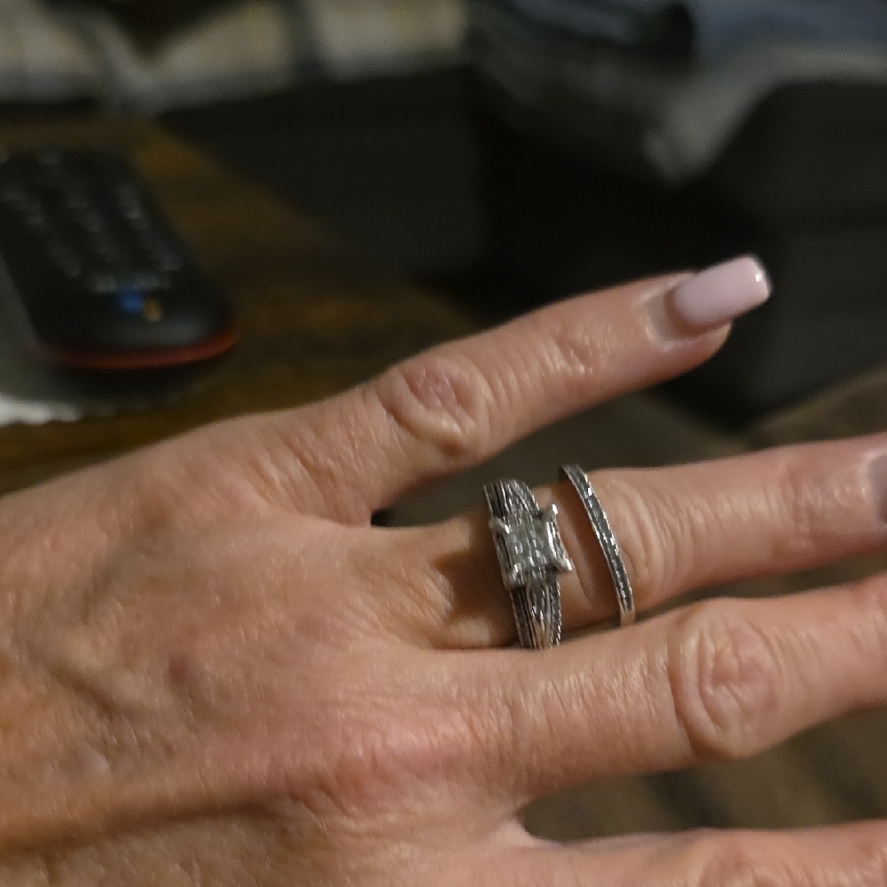 Stunning Silver Women's Ring Set - image 1